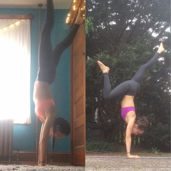 handstand progress